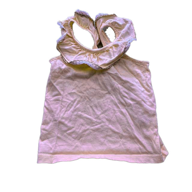 Janie and Jack Girls Peach Tank Top Size: 2T Peach