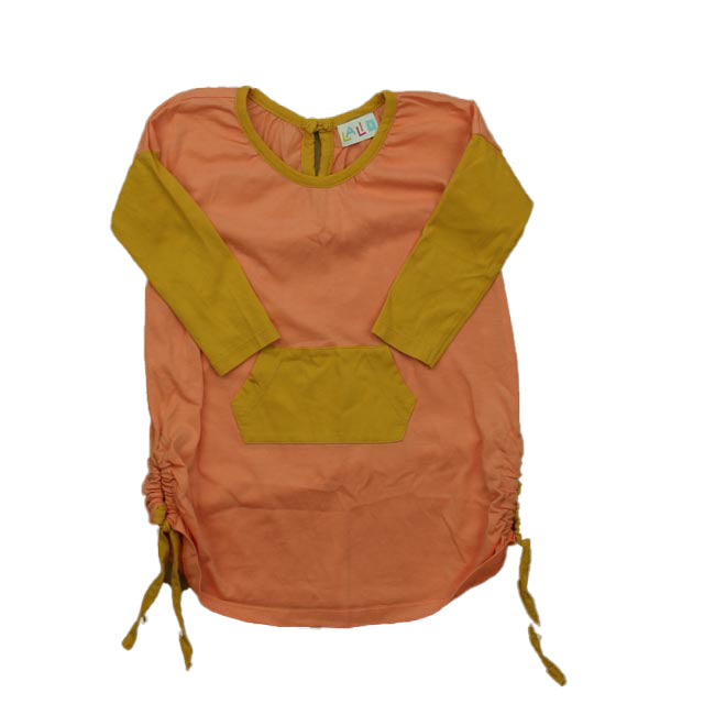 Lali Girls Peach Dress Size: 2T Peach