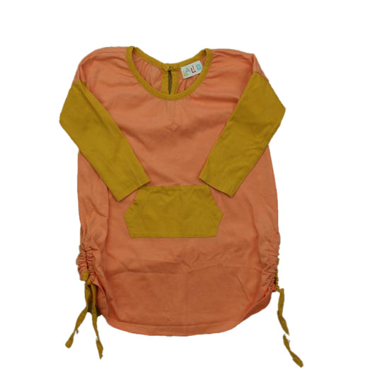 Lali Girls Peach Dress Size: 2T Peach