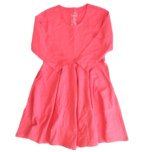 Mightly Girls Peach Dress Size: 6-14 Years Peach