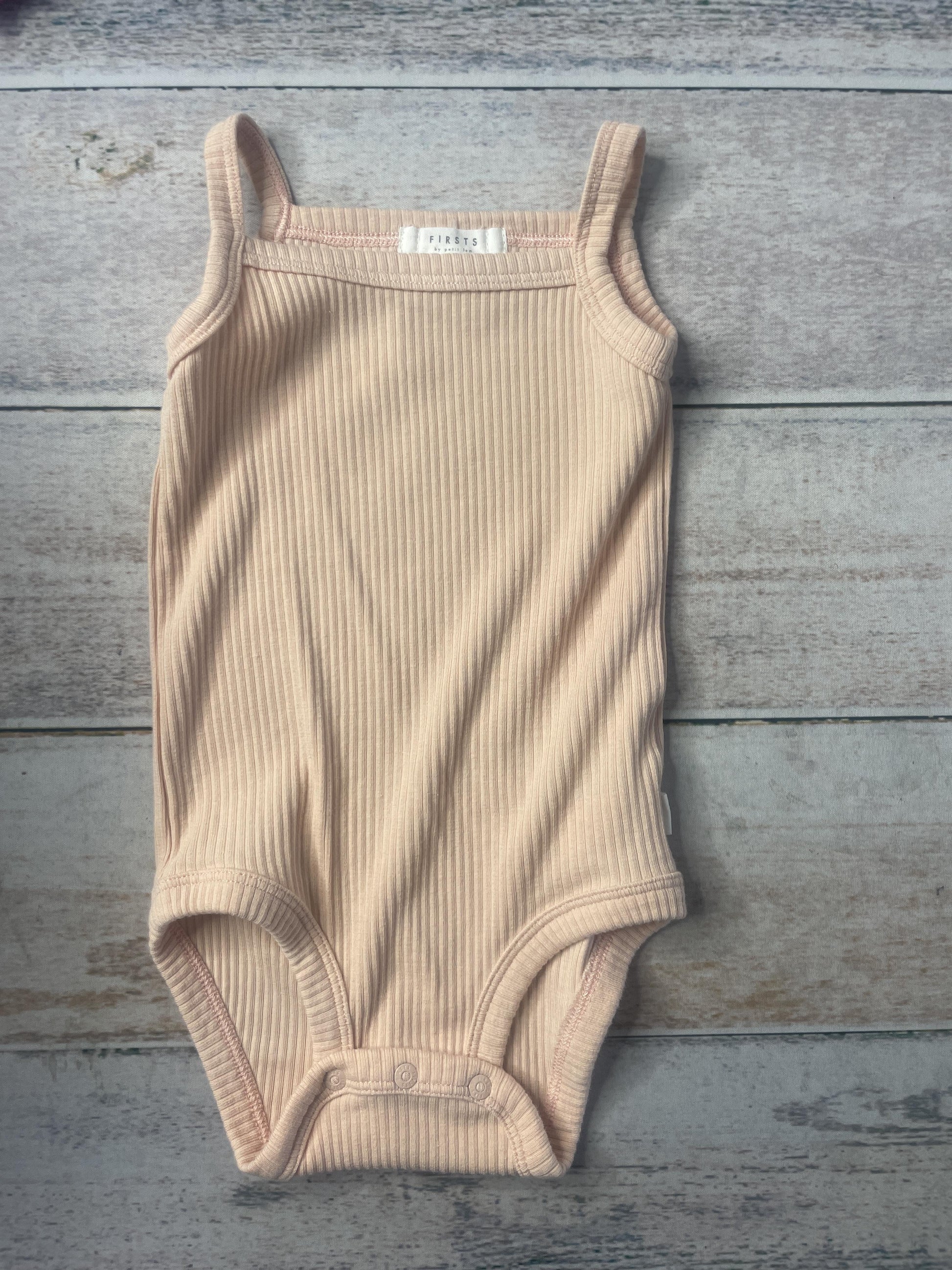 Firsts,Firsts Girls Peach Onesie Size: 12 months Peach
