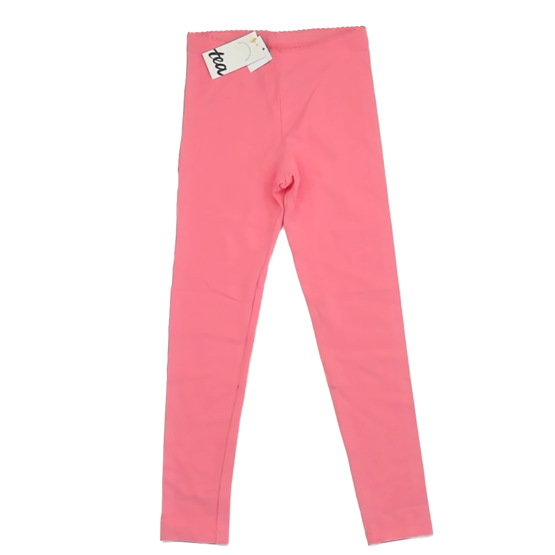 Tea Collection Girls Peach Leggings Size: 7 Years Peach