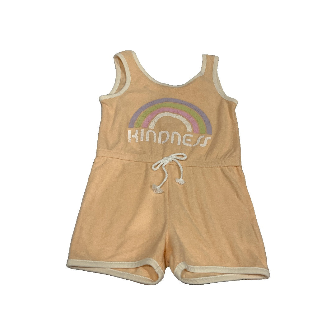 Grayson mini Girls Peach Romper Size: 4T Peach