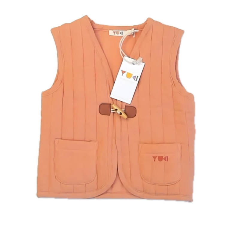 Yuki Unisex Peach Vest Size: 3-4T Peach