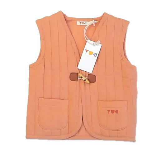 Yuki Unisex Peach Vest Size: 3-4T Peach