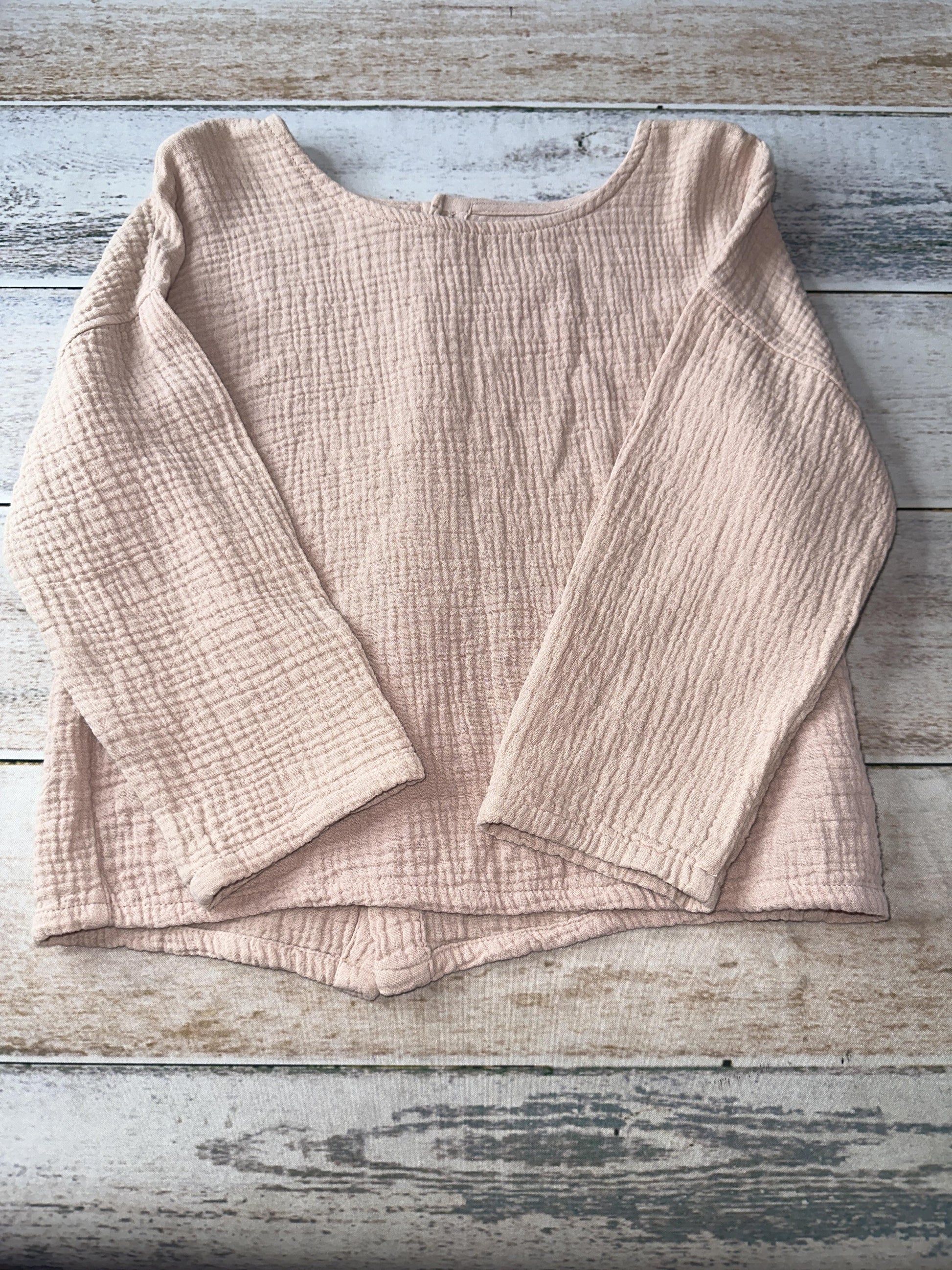 The Simple Folk Girls Peach Long Sleeve T-Shirt Size: 5-6 Years Peach