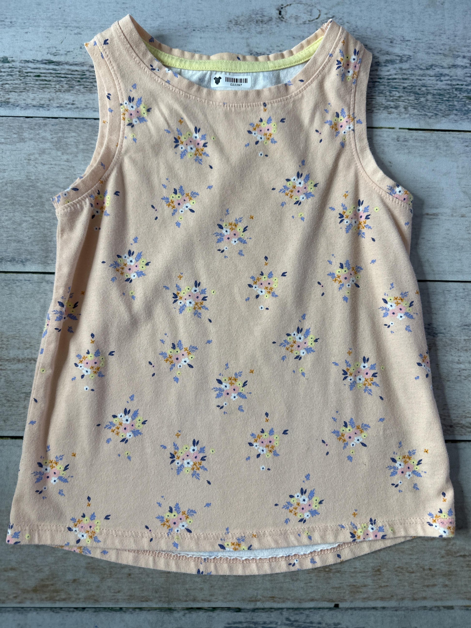 Cat & Jack Girls Peach Tank Top Size: 4T Peach