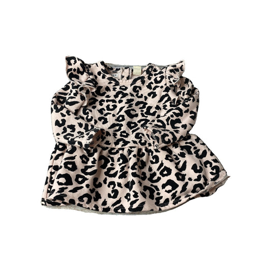 Tucker + Tate Girls pink | Animal Print Dress Size: 12M pink | Animal Print