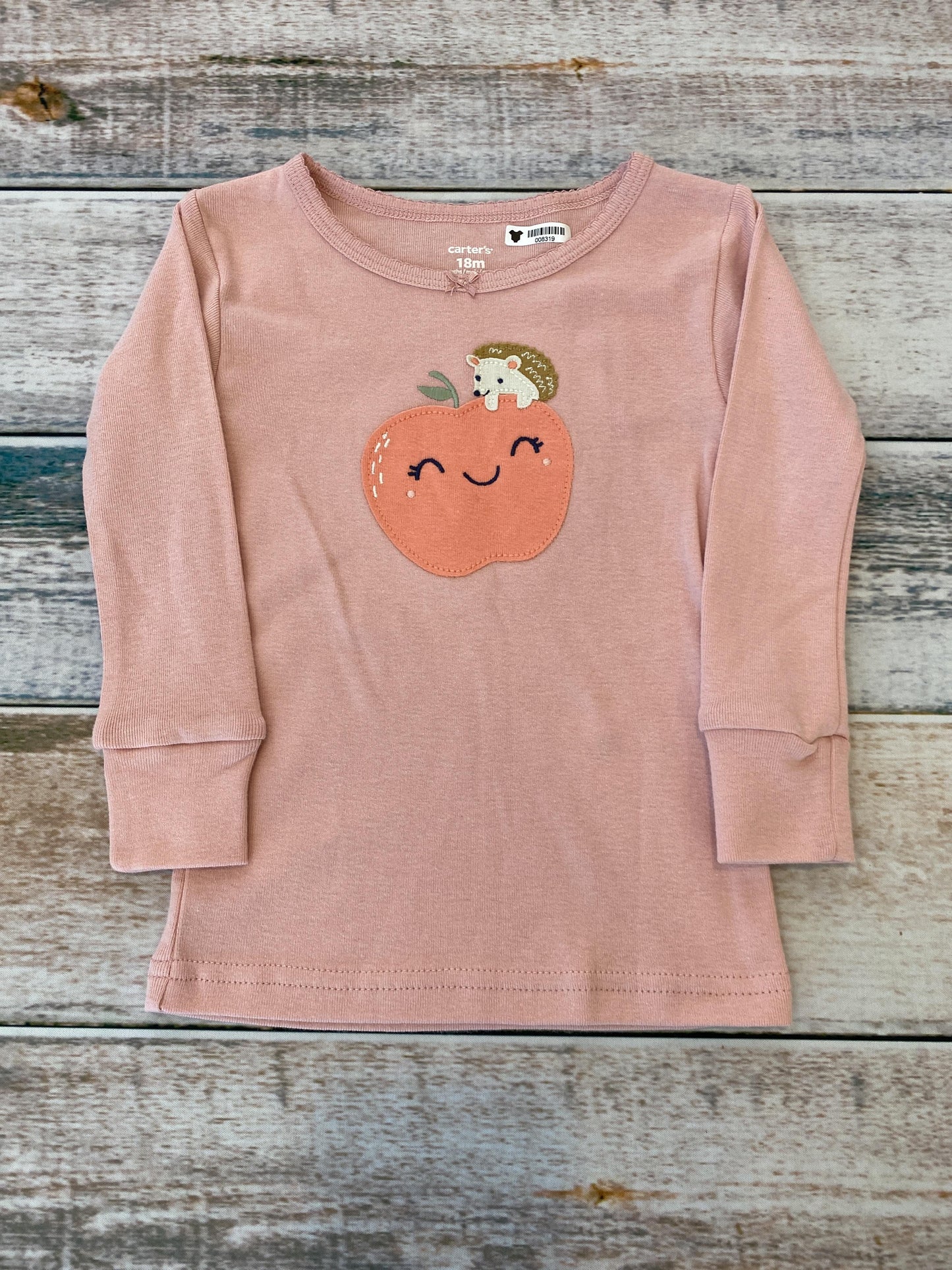 Carters Girls pink | animals Pajamas Size: 18 months pink | animals