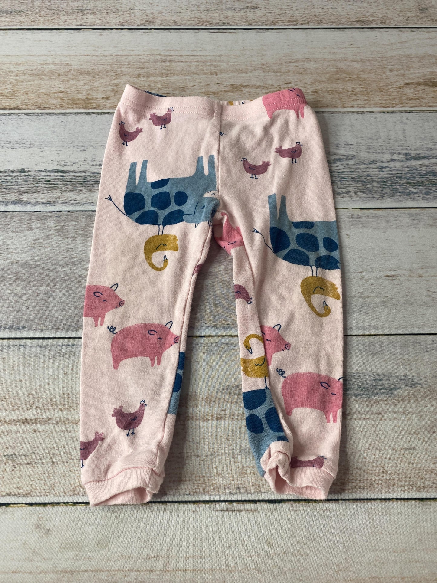 Just Born Girls pink | animals Pajamas Size: 12M pink | animals