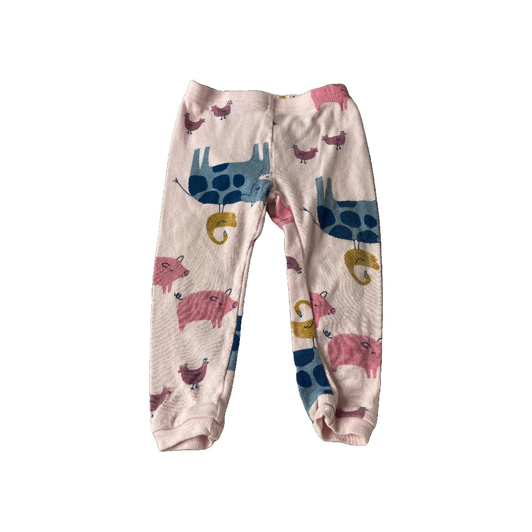 Just Born Girls pink | animals Pajamas Size: 12M pink | animals
