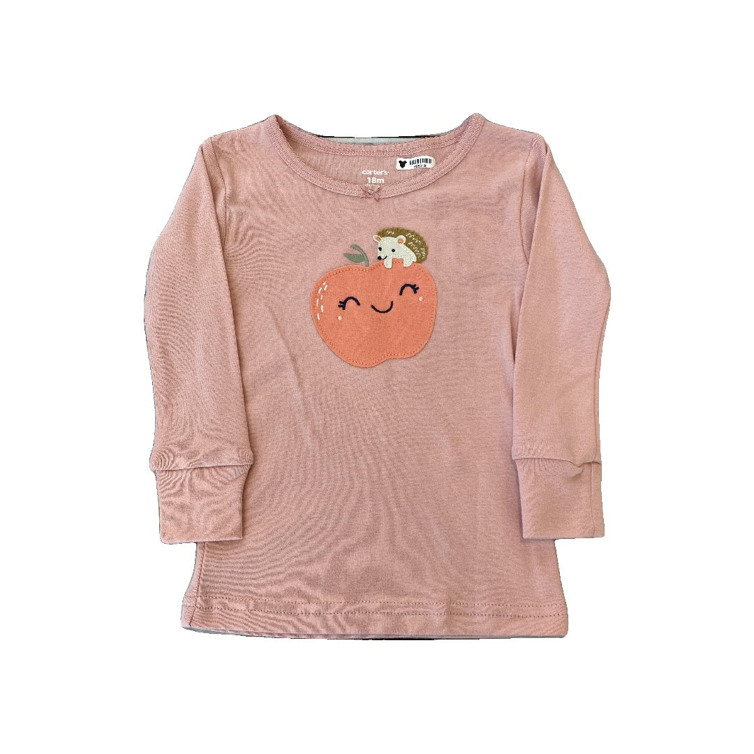 Carters Girls pink | animals Pajamas Size: 18 months pink | animals