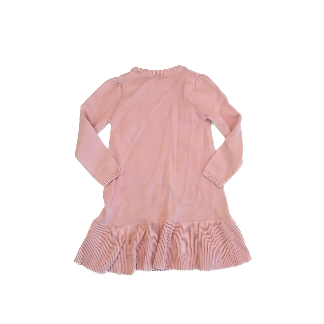 Gymboree Girls Pink | Argyle Sweater Dress Size: 7 Pink | Argyle