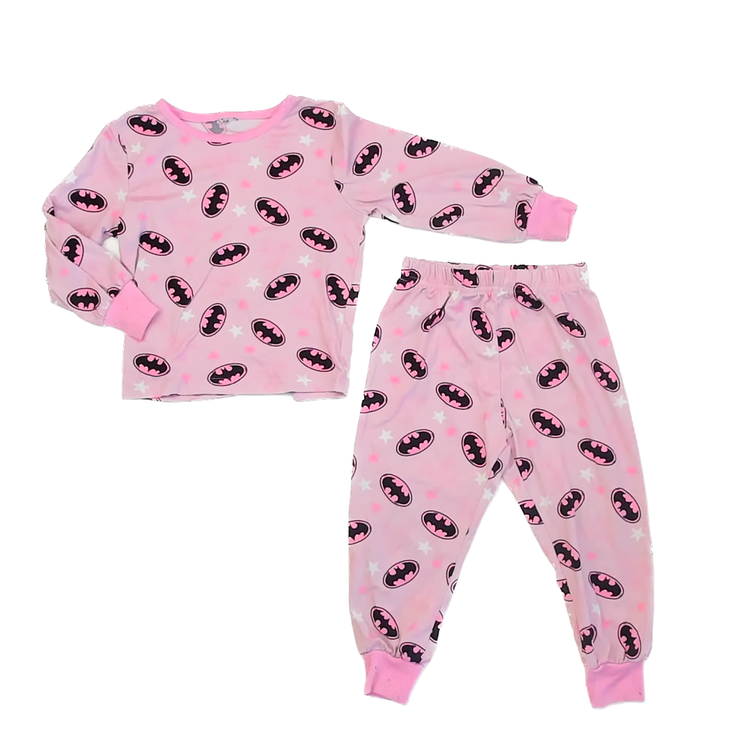 Batgirl Girls Pink | Batgirl 2-piece Pajamas Size: 2-3T* Pink | Batgirl