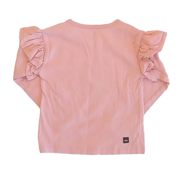 Tea Collection Girls Pink Bird Long Sleeve T-Shirt Size: 3T Pink Bird