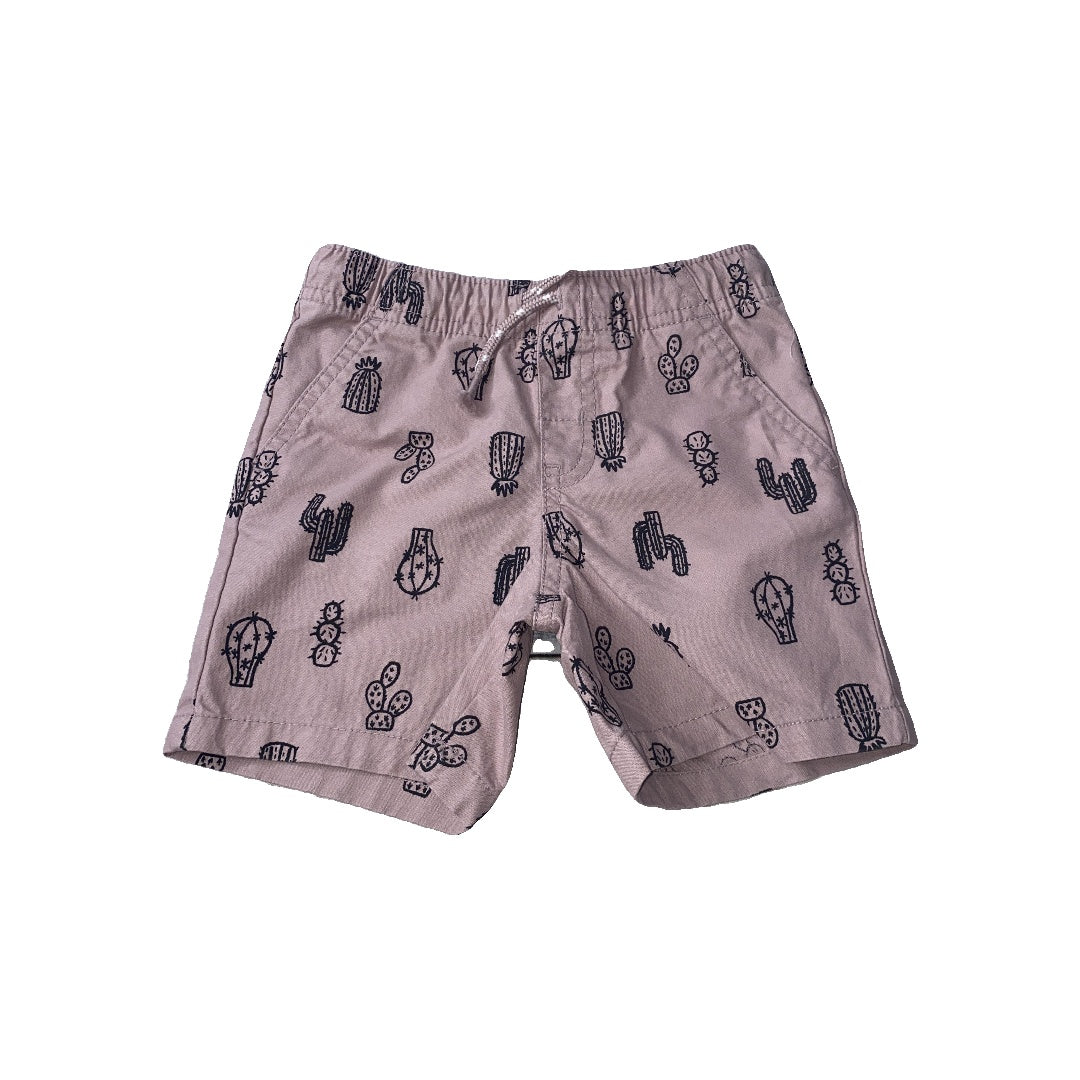 Cat & Jack Boys pink | Black | Cactus Shorts Size: 18 months pink | Black | Cactus