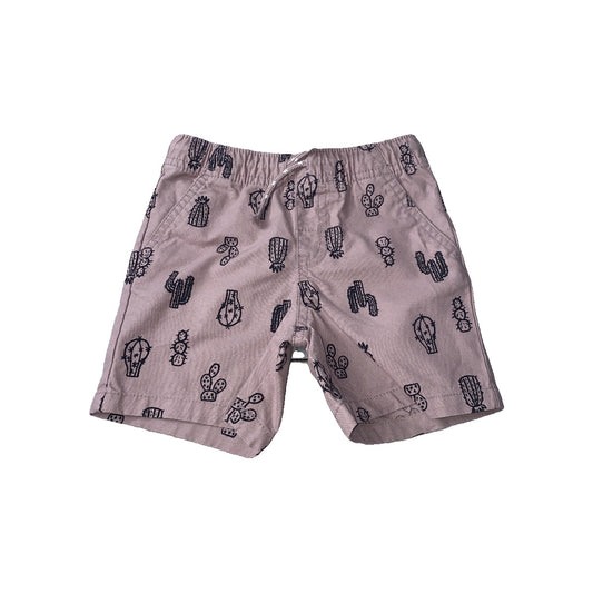 Cat & Jack Boys pink | Black | Cactus Shorts Size: 18 months pink | Black | Cactus