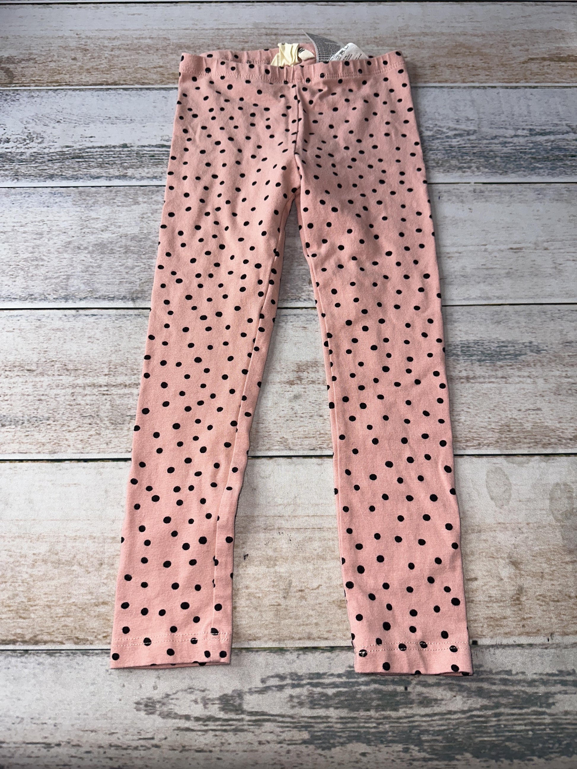 H&M Girls pink | Black | polka dot Pants Size: 4T pink | Black | polka dot