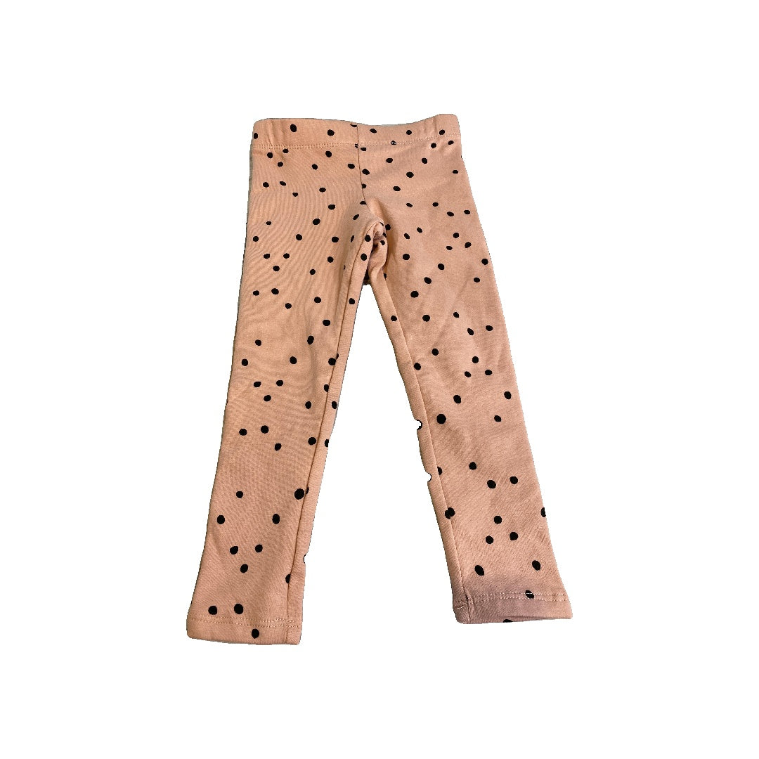 H&M Girls pink | Black | polka dot Pants Size: 3T pink | Black | polka dot