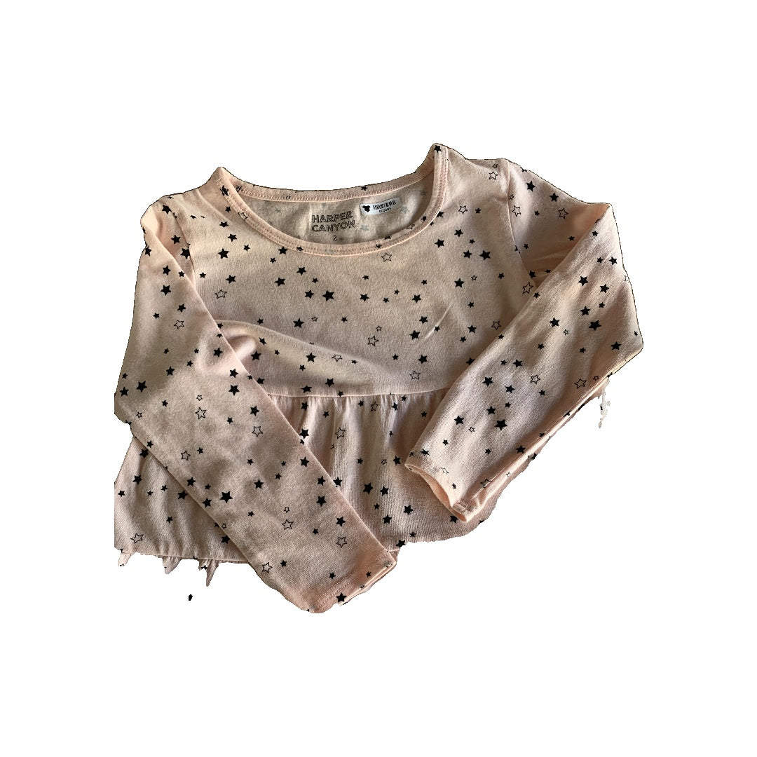 Harper Canyon Girls pink | Black | Stars Dress Size: 2T pink | Black | Stars