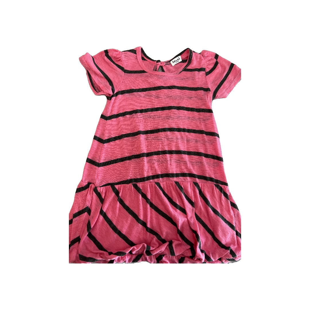 Splendid Girls pink | Black | Stripe Dress Size: 18-24 months pink | Black | Stripe