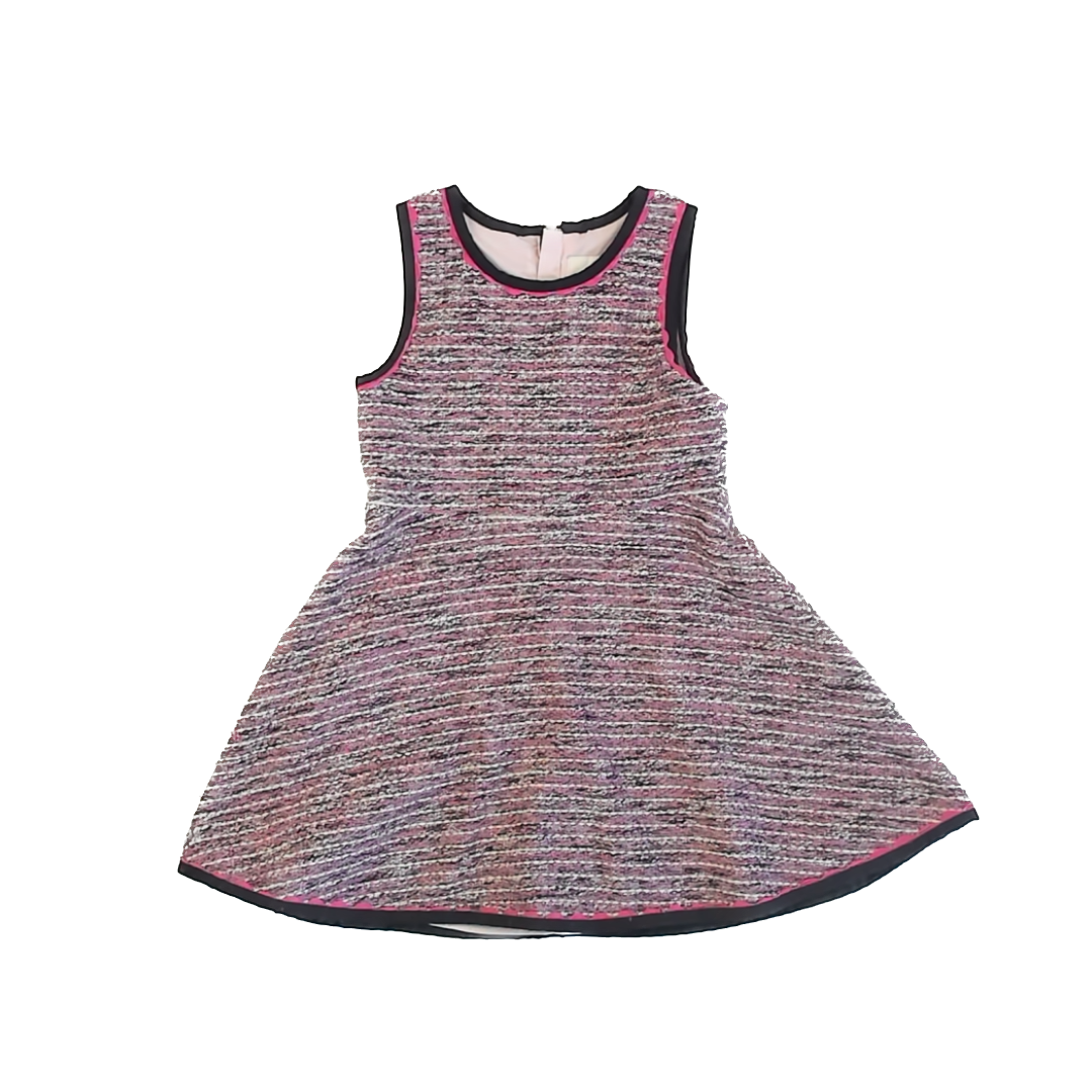 Kate Spade Girls Pink | Black Tweed Dress Size: 5T Pink | Black Tweed