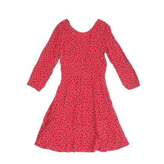 Gap Girls Pink | Black & White Polka Dots Dress Size: 00 Pink | Black & White Polka Dots