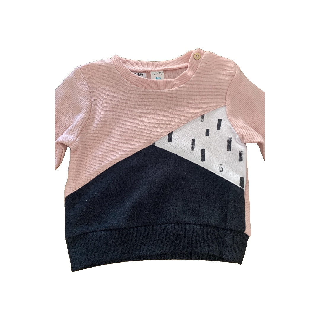 PL Baby Girls pink | Black | Wool White Sweater Size: 9 months pink | Black | Wool White