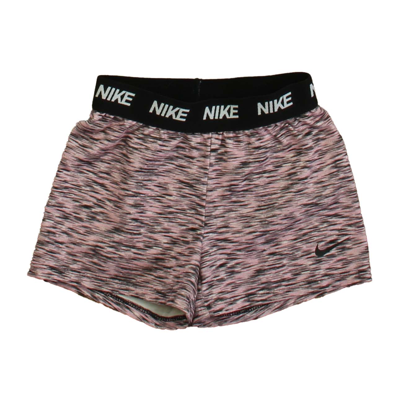 Nike Girls Pink | Black Athletic Shorts Size: 18 Months Pink | Black