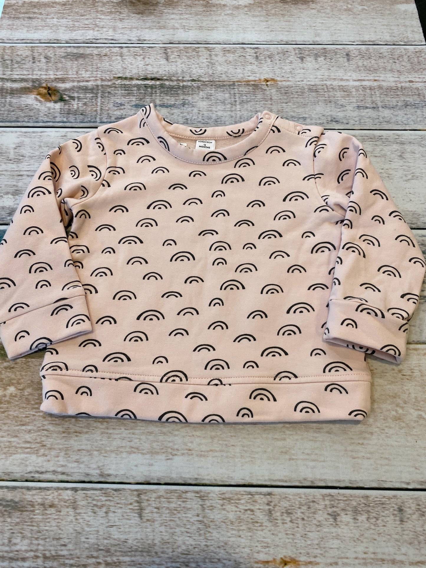 Nordstrom Girls pink | Black Sweater Size: 12 months pink | Black