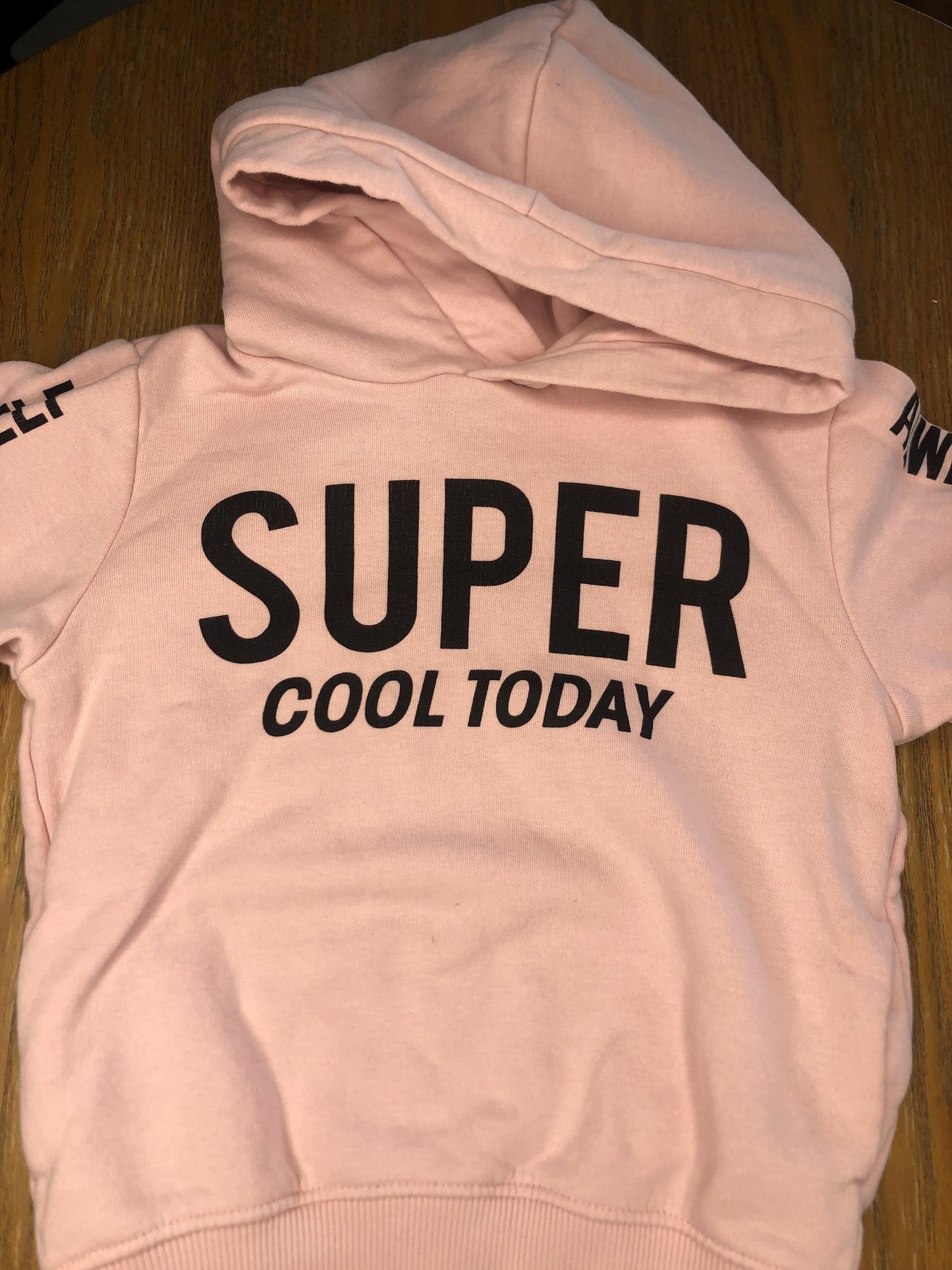 H&M Girls pink | Black Sweatshirt Size: 3T pink | Black