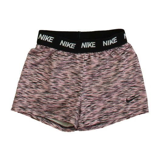 Nike Girls Pink | Black Athletic Shorts Size: 18 Months Pink | Black
