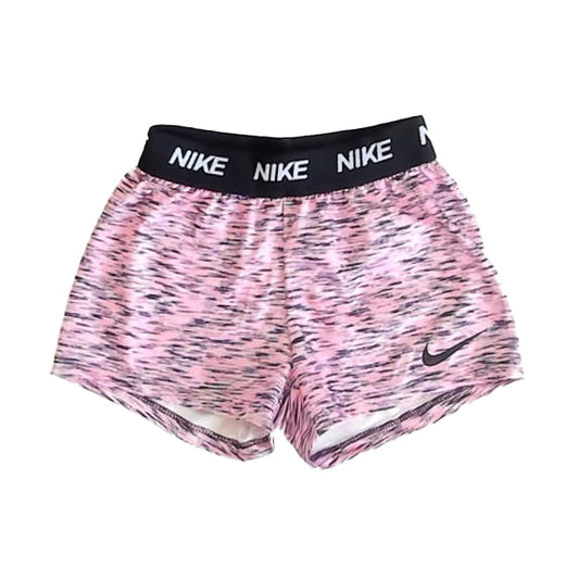 Nike Girls Pink | Black Athletic Shorts Size: 18 Months Pink | Black