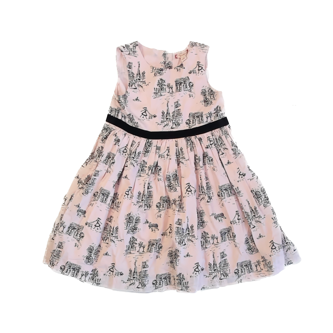 Ruby & Bloom Girls Pink | Black Dress Size: 5T Pink | Black