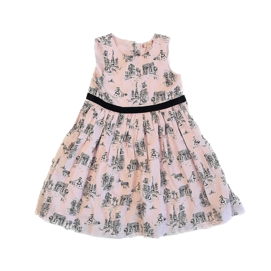 Ruby & Bloom Girls Pink | Black Dress Size: 5T Pink | Black