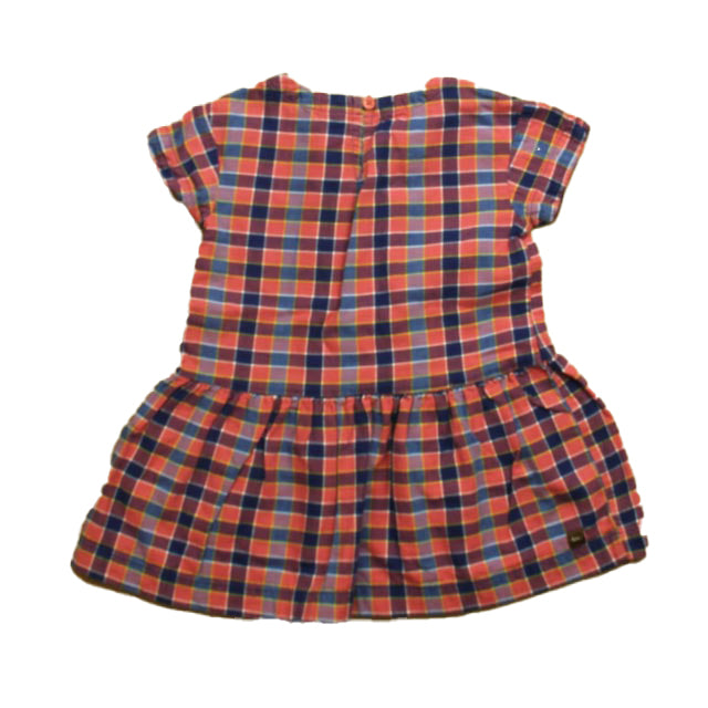 Tea Girls Pink | Blue Check Dress Size: 2T