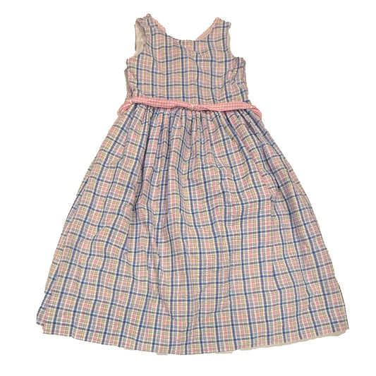 Bailey Boys Girls Pink | Blue Check Dress Size: 5T Pink | Blue Check