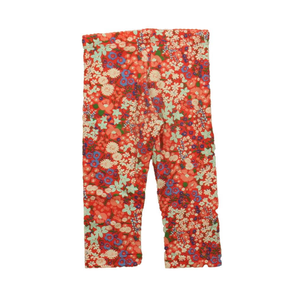 Tea Girls Pink | Blue Floral Leggings Size: 4T Pink | Blue Floral