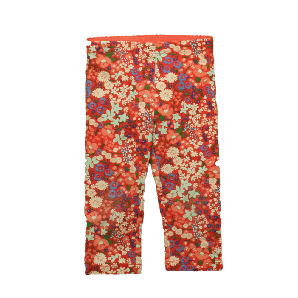 Tea Girls Pink | Blue Floral Leggings Size: 4T Pink | Blue Floral