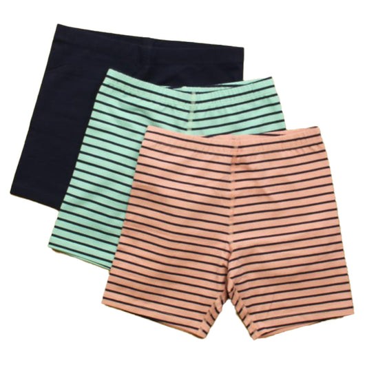 Mightly Girls Pink | Blue | Navy Shorts Size: 6-14 Years