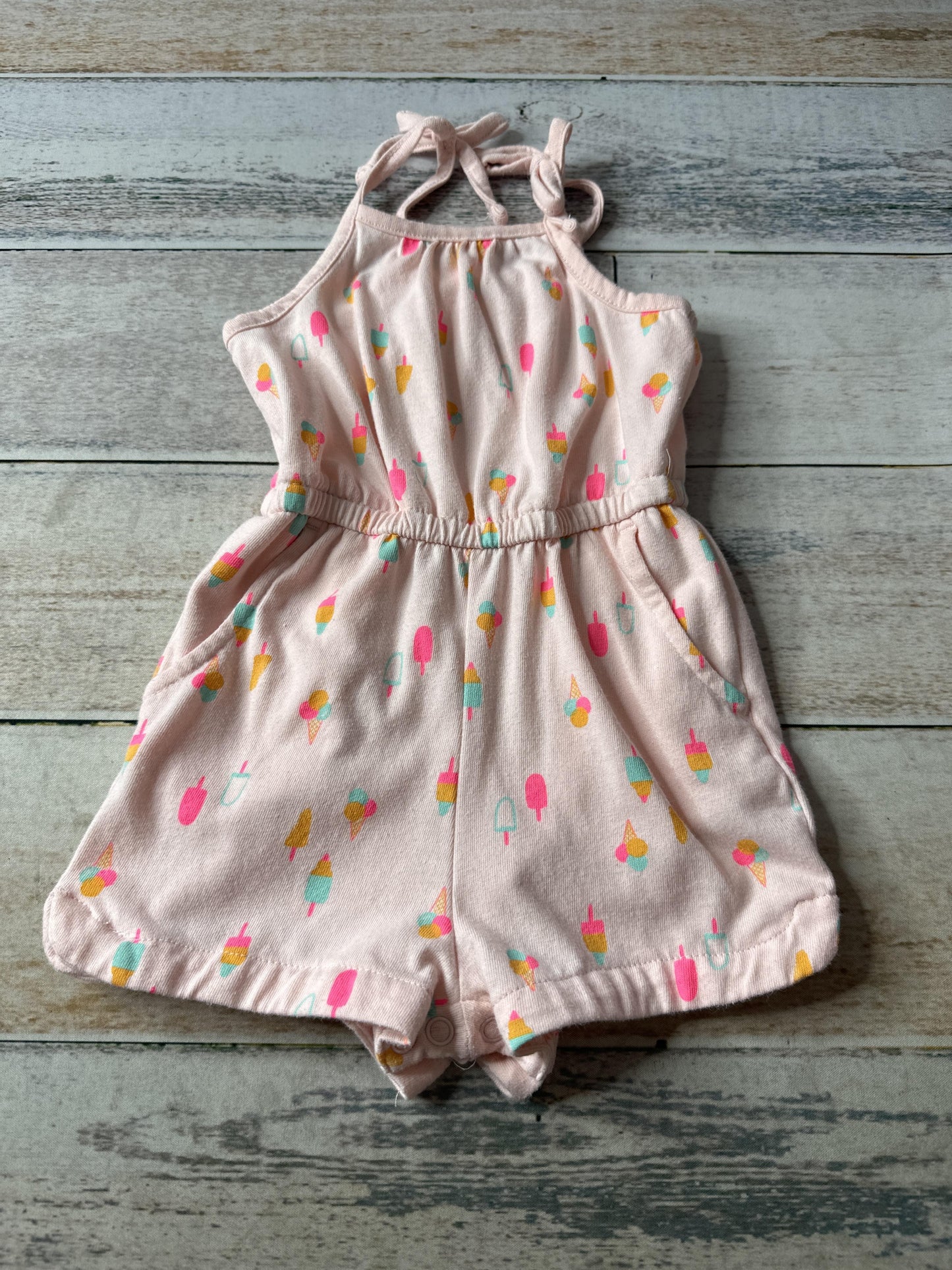 Girls pink | Blue | orange Romper Size: 12 months pink | Blue | orange