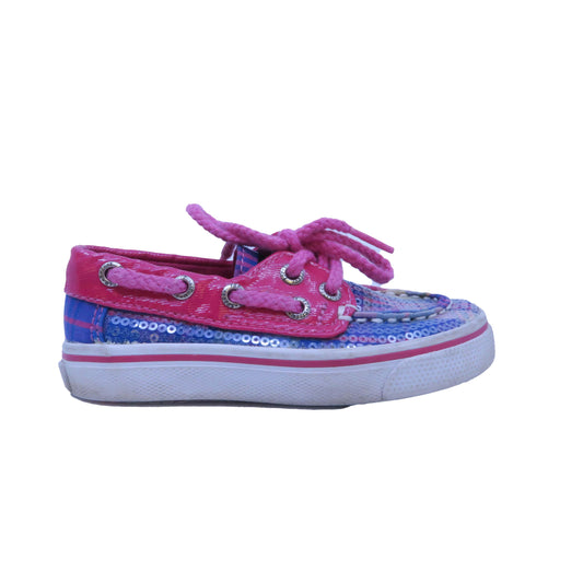Sperry Girls Pink | Blue | Plaid Sneakers Size: 6 Toddler Pink | Blue | Plaid