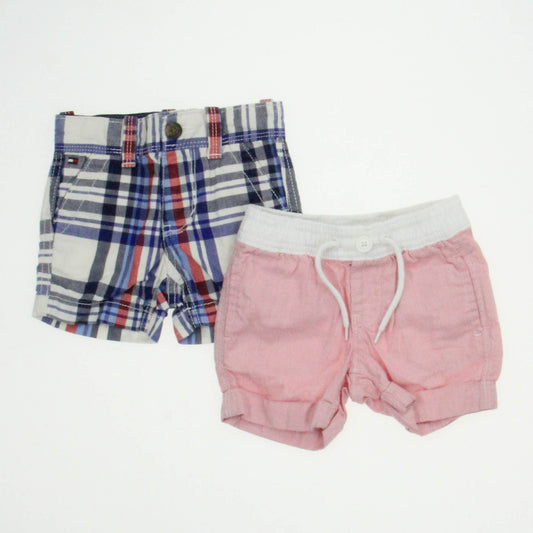 Tommy Hilfiger | Gap Boys Pink | Blue Plaid Shorts Size: 3-6 Months Pink | Blue Plaid