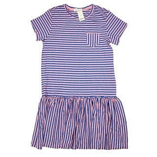 Rockets Of Awesome Girls Pink | Blue | Stripes Dress Size: Big Girl Pink | Blue | Stripes