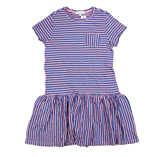 Rockets Of Awesome Girls Pink | Blue | Stripes Dress Size: 12 Years