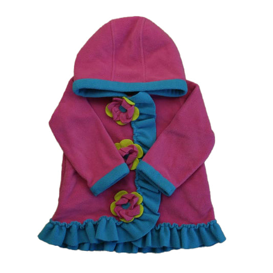 American Widgeon Girls Pink | Blue Fleece Size: 2T