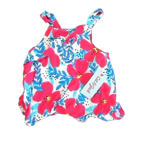 Cat & Jack Girls Pink | Blue Blouse Size: 3T Pink | Blue