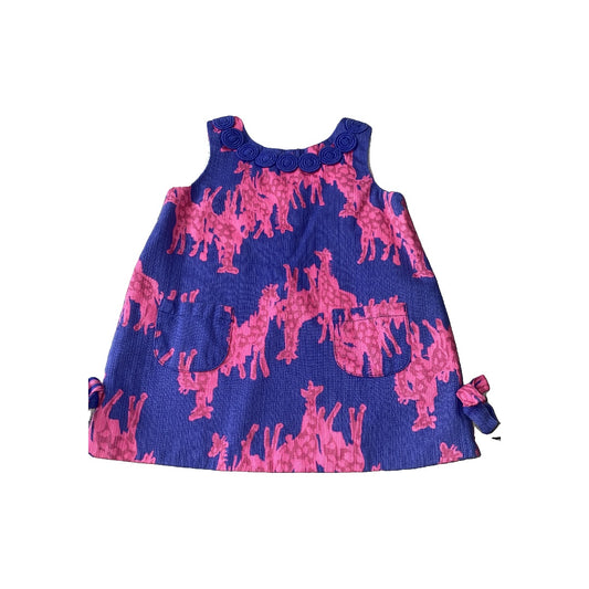 Lilly Pulitzer Girls pink | Blue Dress Size: 12-18 months pink | Blue