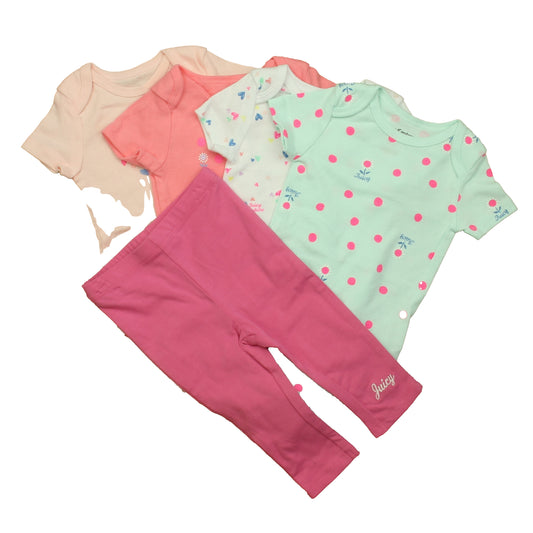 Juicy Couture Girls Pink | Blue Apparel Sets Size: 3-6 Months Pink | Blue