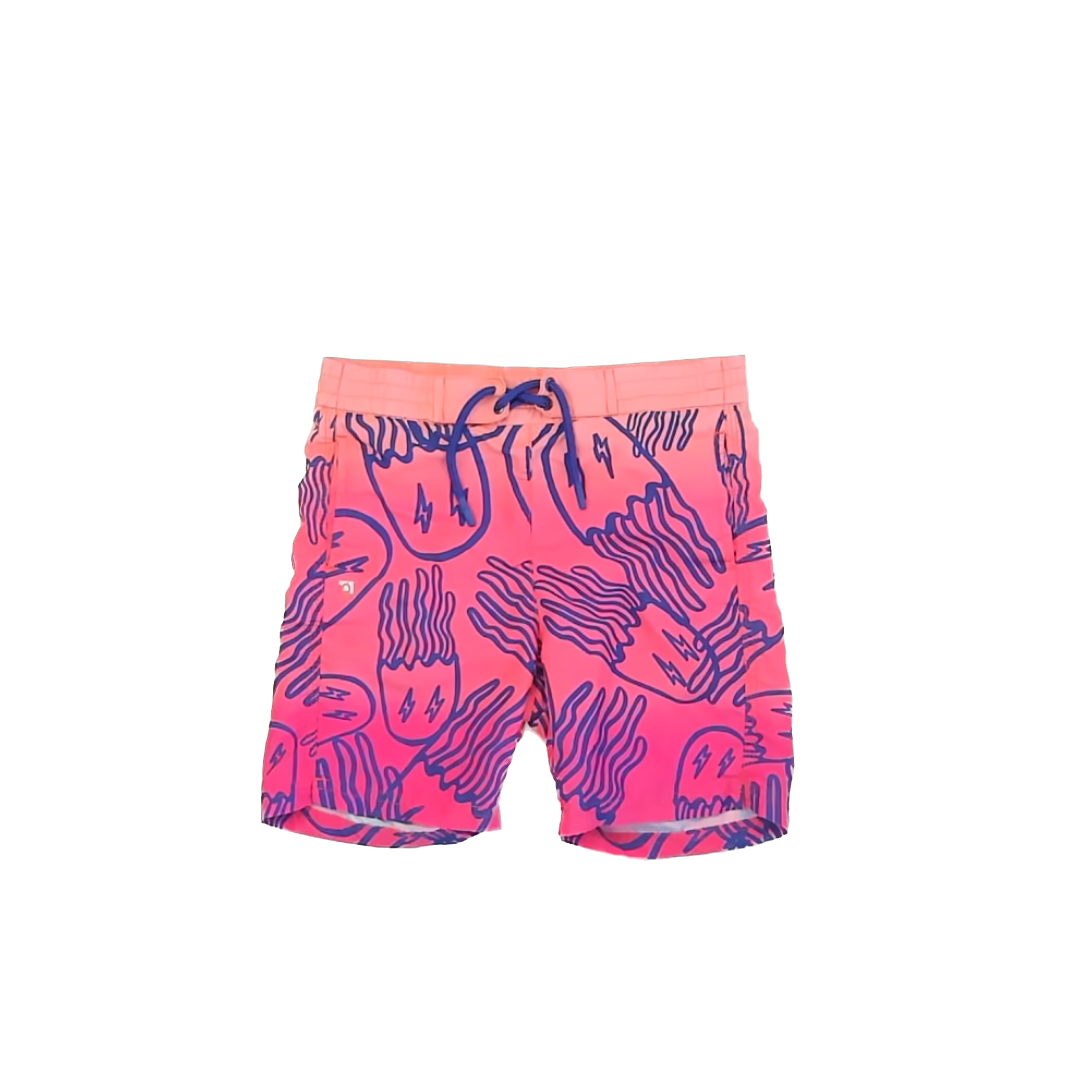 Rockets Of Awesome Boys Pink | Blue Trunks Size: 7 Years Pink | Blue